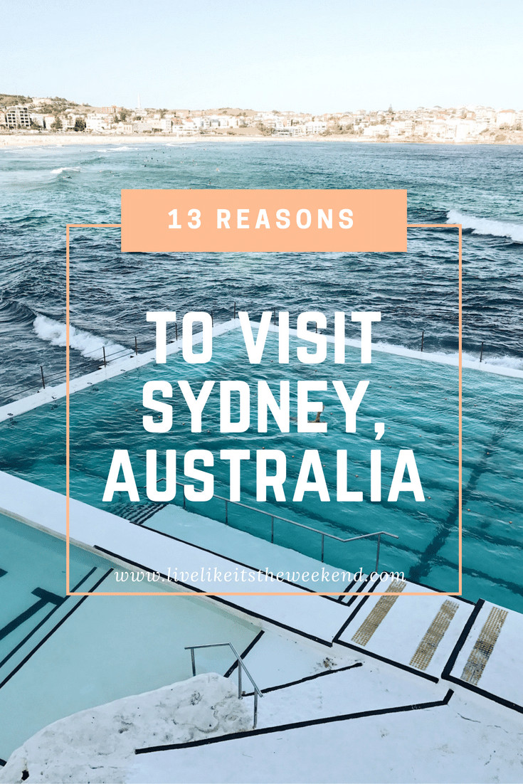 13 Reasons to Visit Sydney, Australia Stat - Live Like It's the