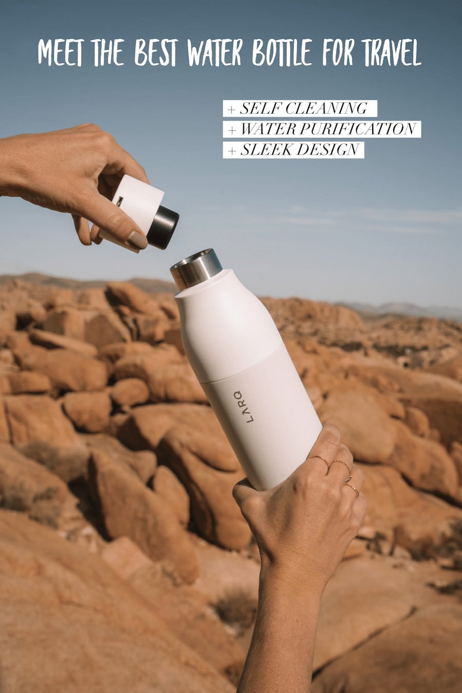 The Best Water Bottle For Travel That Cleans Itself! - Live Like It's the  Weekend