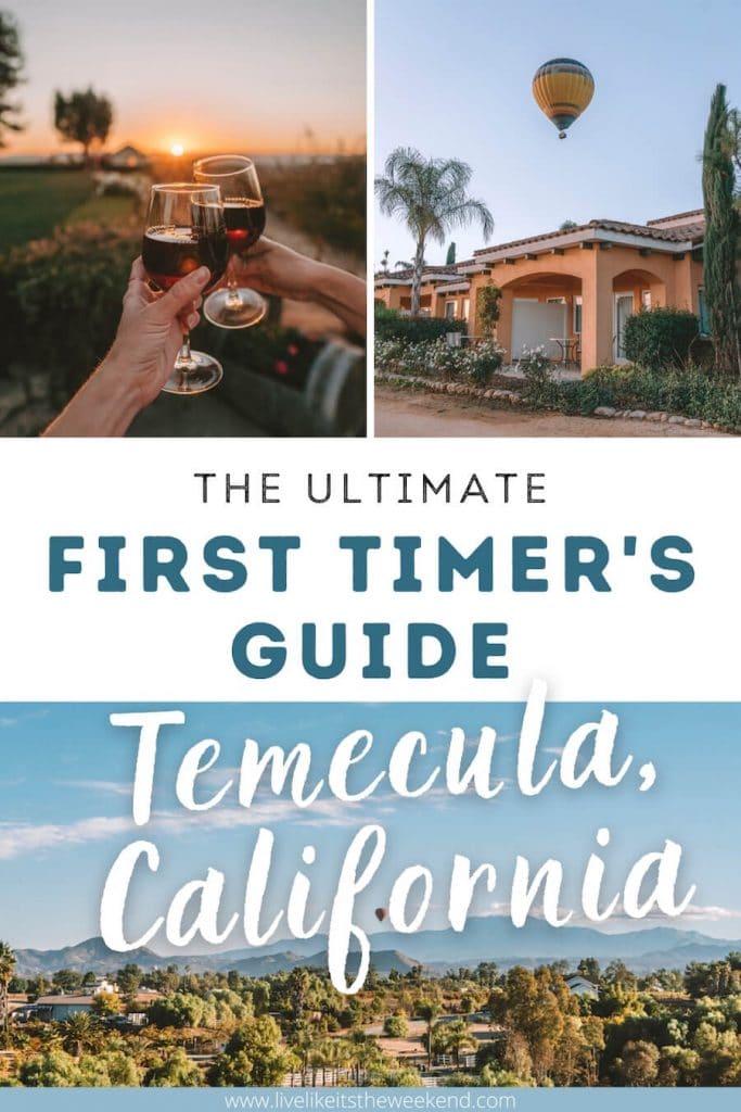 Pinterest cover for Temecula guide